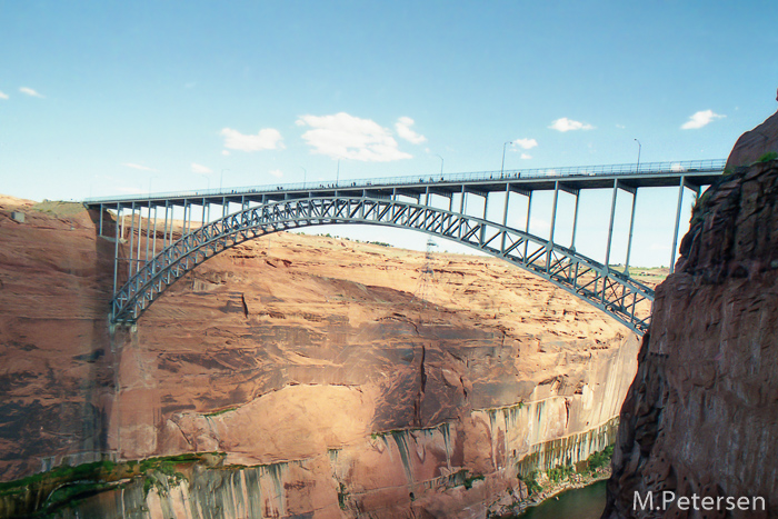 Brücke des Highway 89 über den Colorado River, Glen Canyon Staudamm - Page