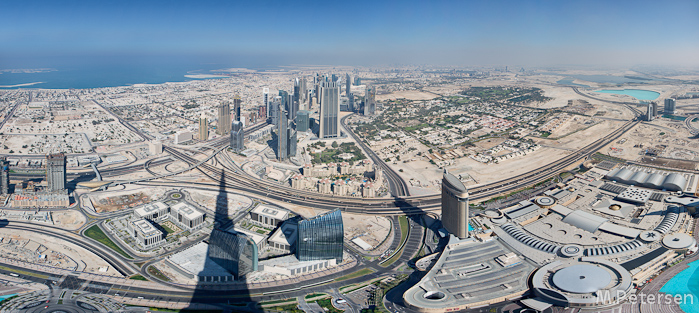 Blick vom Burj Khalifa - Dubai