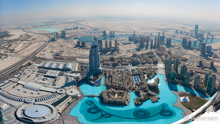 Blick vom Burj Khalifa - Dubai