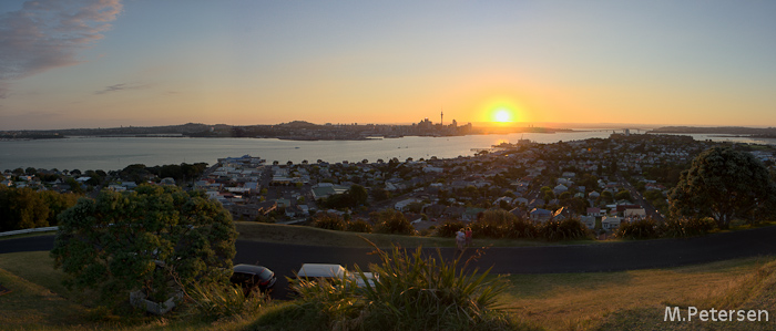 Sonnenuntergang in Devonport - Auckland