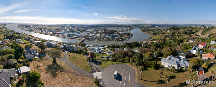 Blick vom Memorial Tower - Wanganui