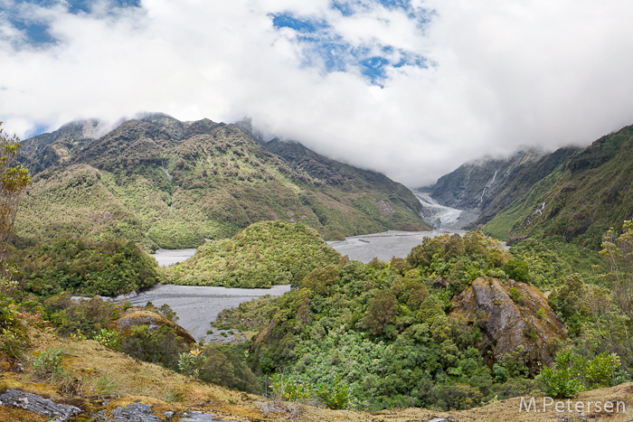 Blick vom Sentinal Rock - Franz Josef Gletscher