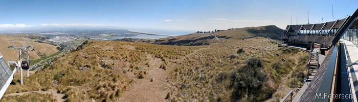 Blick auf Christchurch - Christchurch Gondola