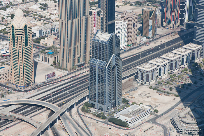 Blick vom Burj Khalifa - Dubai