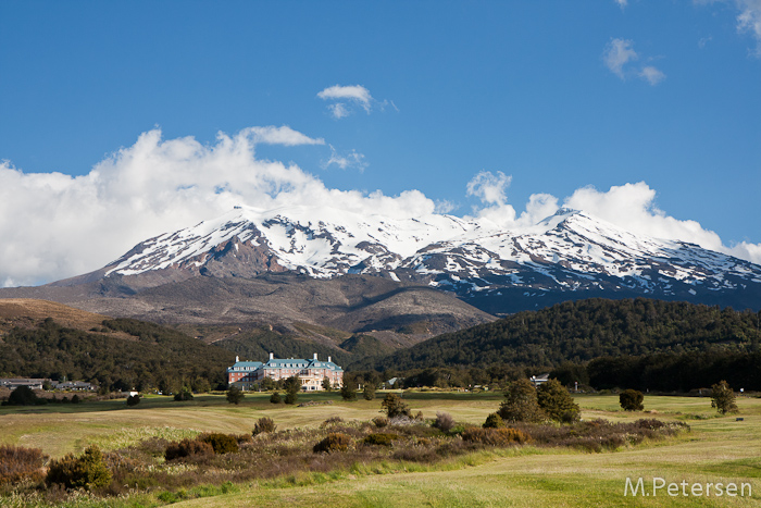 Chateau Tongariro und Mt. Ruapehu - Tongariro National Park