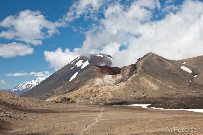 Mt. Ngauruhoe und Red Crater, Tongariro Crossing - Tongariro National Park