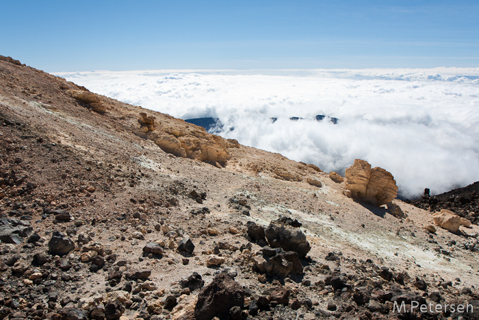 Schwefeldämpfe am Pico del Teide