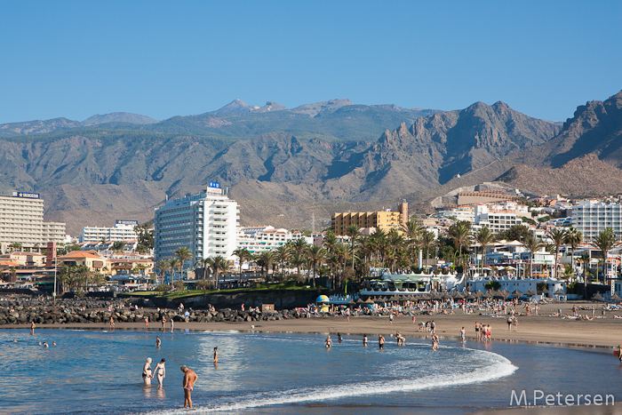 Playa de las Américas mit Pico del Teide