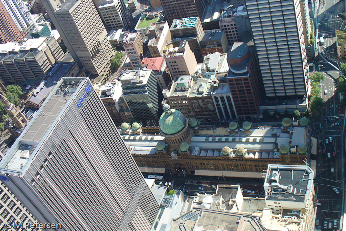 Blick vom Sydney Tower auf das Queen Victoria Building - Sydney