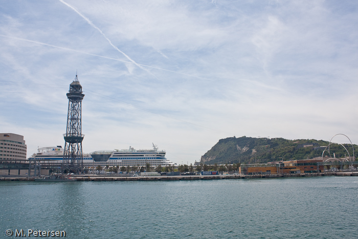 Port Vell mit Seilbahn zum Montjuïc