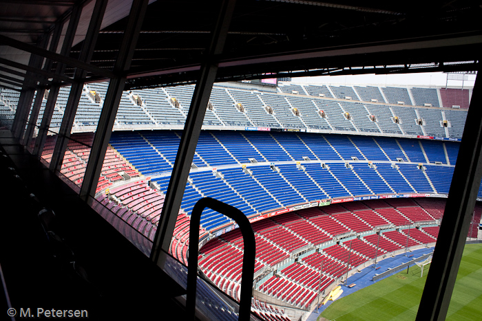 Pressetribühne - Camp Nou