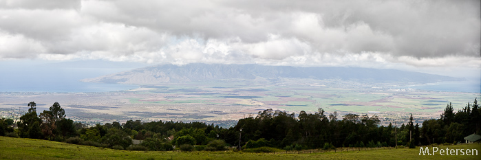 Blick von der Crater Road auf das Central Valley - Maui