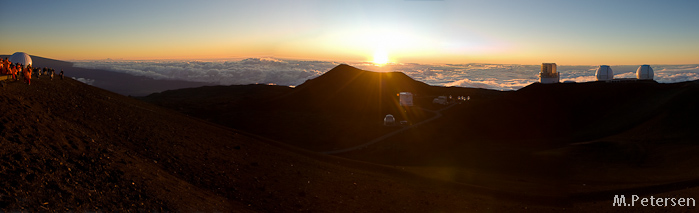 Sonnenuntergang auf dem Mauna Kea - Big Island