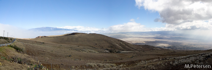 Blick von den Kohala Mountains zum Mauna Kea - Big Island