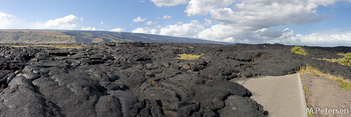 Ende der Chain of Craters Road, Volcanoes Nationalpark - Big Island