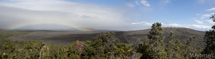 Blick vom Puu Huluhulu, Napau Trail, Volcanoes Nationalpark - Big Island