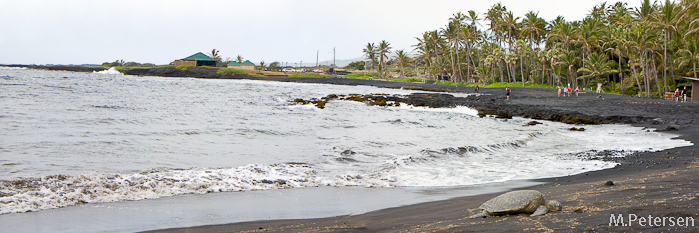 Black Sand Beach - Big Island