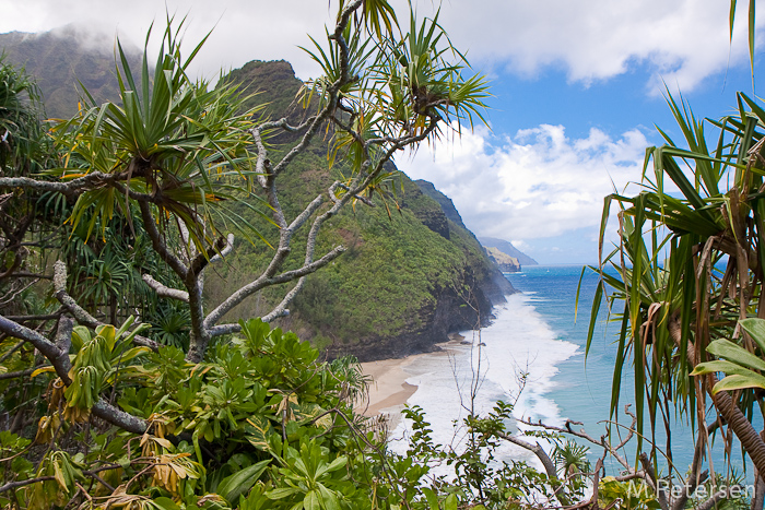 Hanakapiai Beach, Kalalau Trail - Kauai