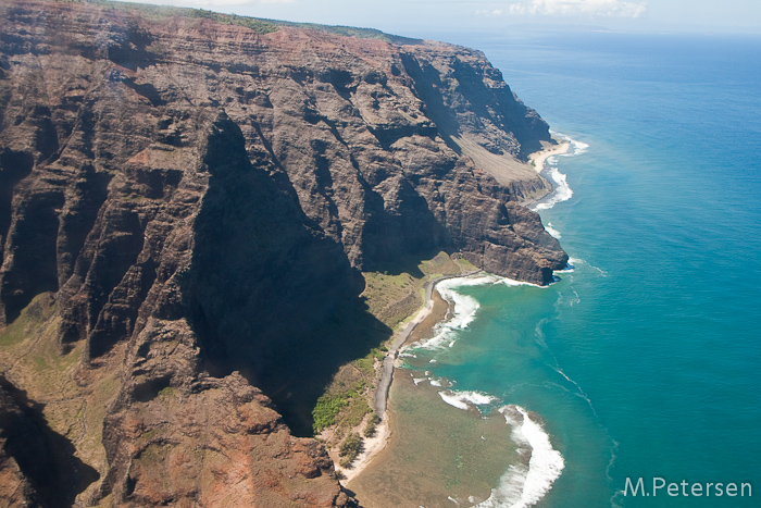 Nualolo Kai Beach, Hubschrauberrundflug - Kauai