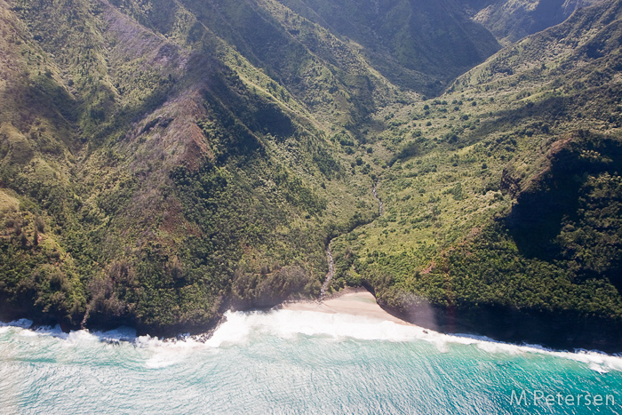 Hanakapiai Beach, Hubschrauberrundflug - Kauai