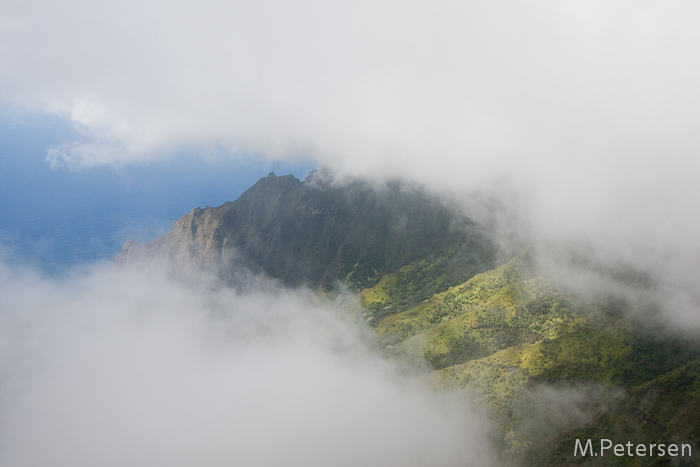 Kalalau Valley im Nebel - Kauai