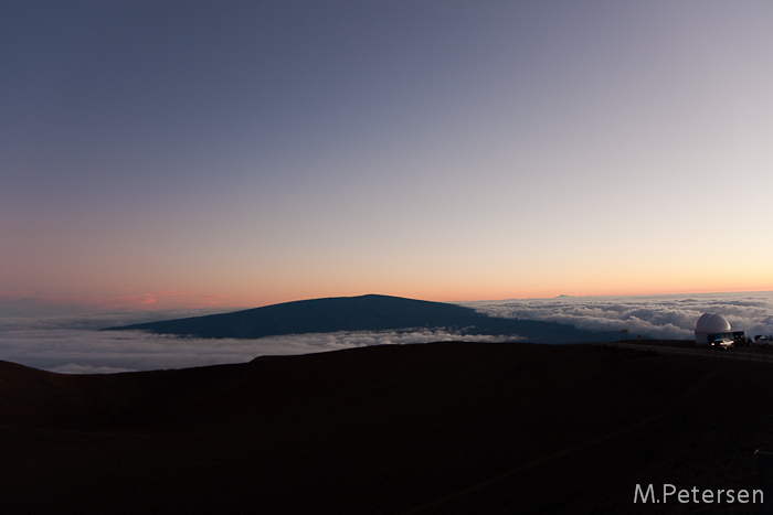 Sonnenuntergang auf dem Mauna Kea - Big Island