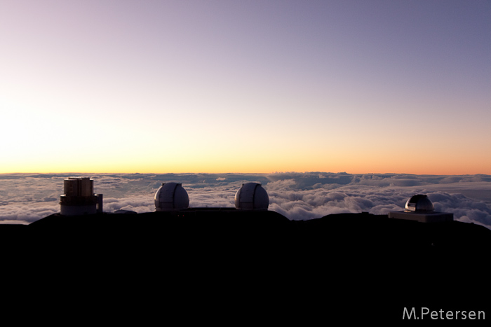 Sonnenuntergang auf dem Mauna Kea - Big Island