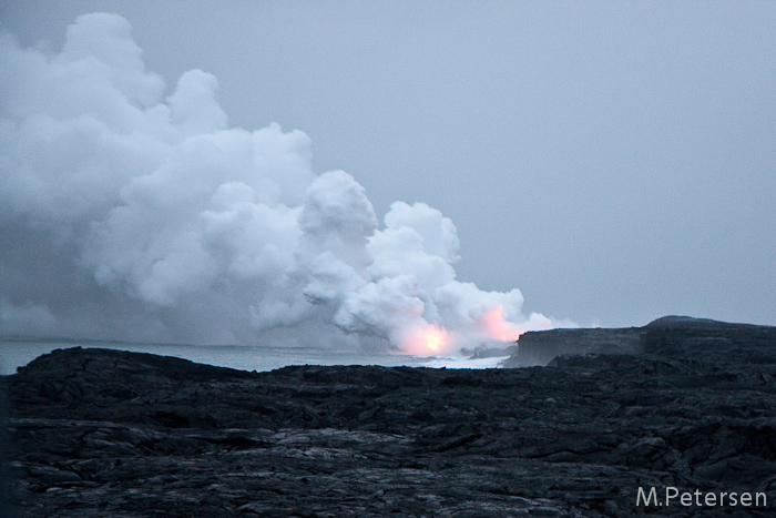 Lava Viewing Area, Kalapana - Big Island