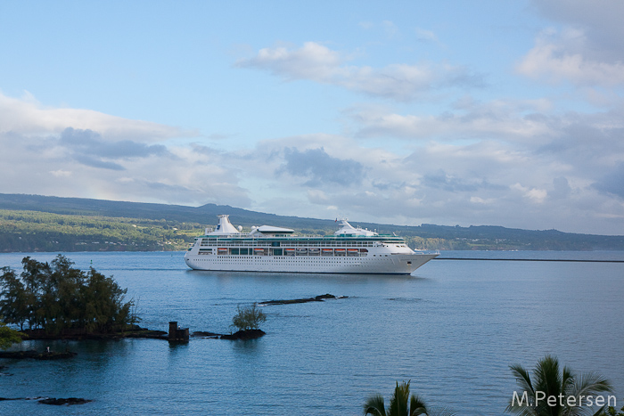 Kreuzfahrtschiff, Hilo Bay - Big Island