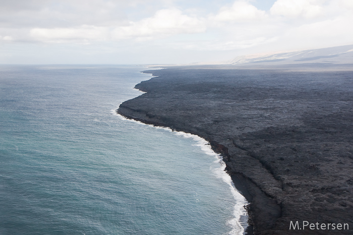 Lavaküste bei Kalapana, Hubschrauberrundflug - Big Island