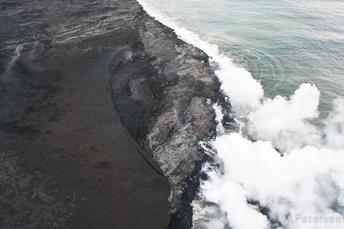 Lavafluss bei Kalapana, Hubschrauberrundflug - Big Island