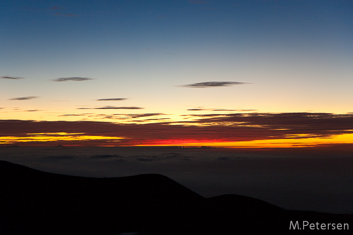 Sonnenuntergang, Mauna Kea - Big Island