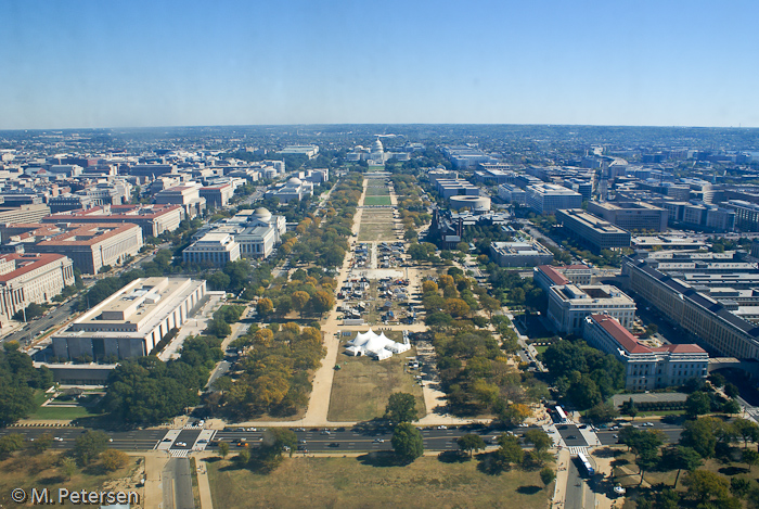 Blick vom Washington Monument nach Osten  - Washington