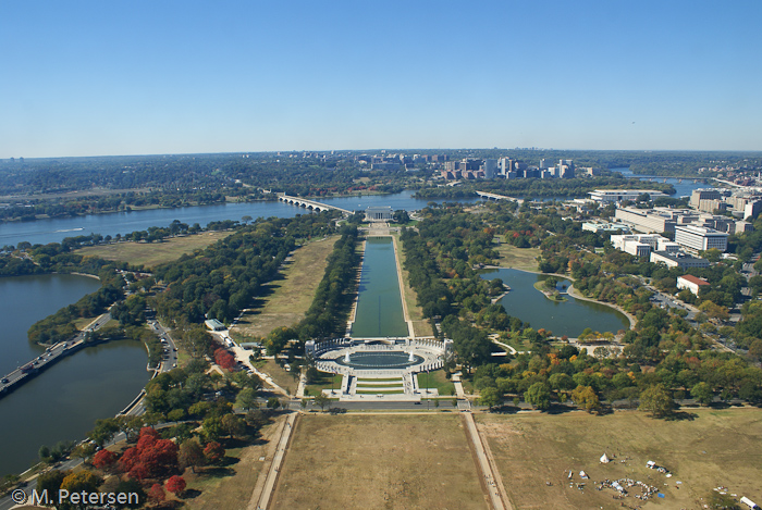 Blick vom Washington Monument nach Westen  - Washington