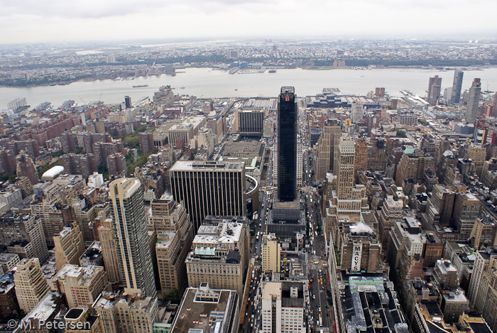 Blick vom Empire State Building nach Westen - New York