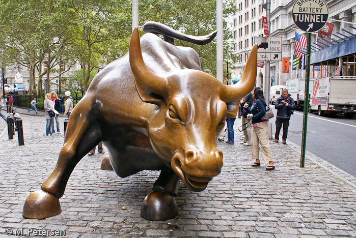 Bulle an der New York Stock Exchange - New York