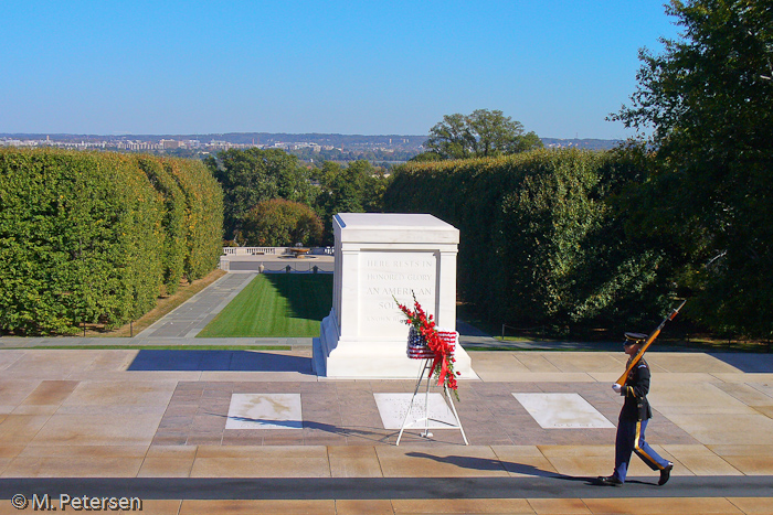 Grab des unbekannten Soldaten, Arlington Friedhof - Washington