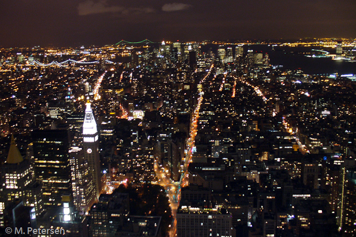 Blick vom Empire State Building nach Süden - New York