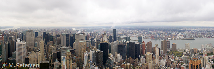 Blick vom Empire State Building nach Norden - New York