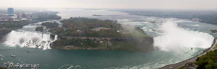 Blick vom Skylon Tower - Niagara Fälle